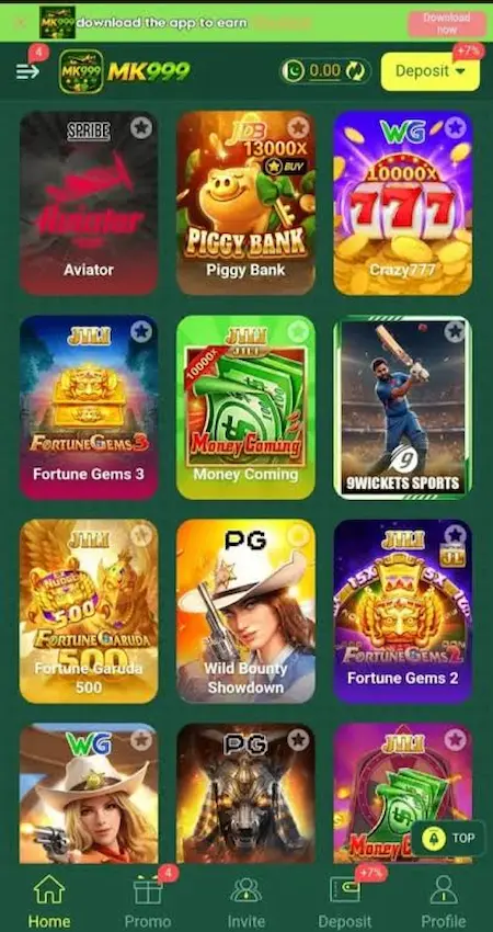 MK999 Game Login