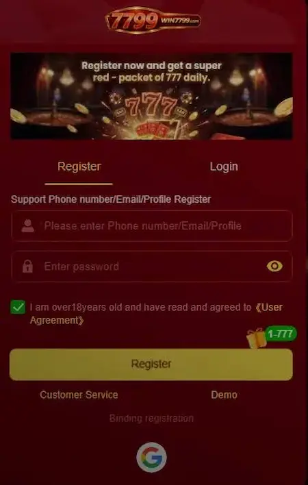Win7799 Game Login